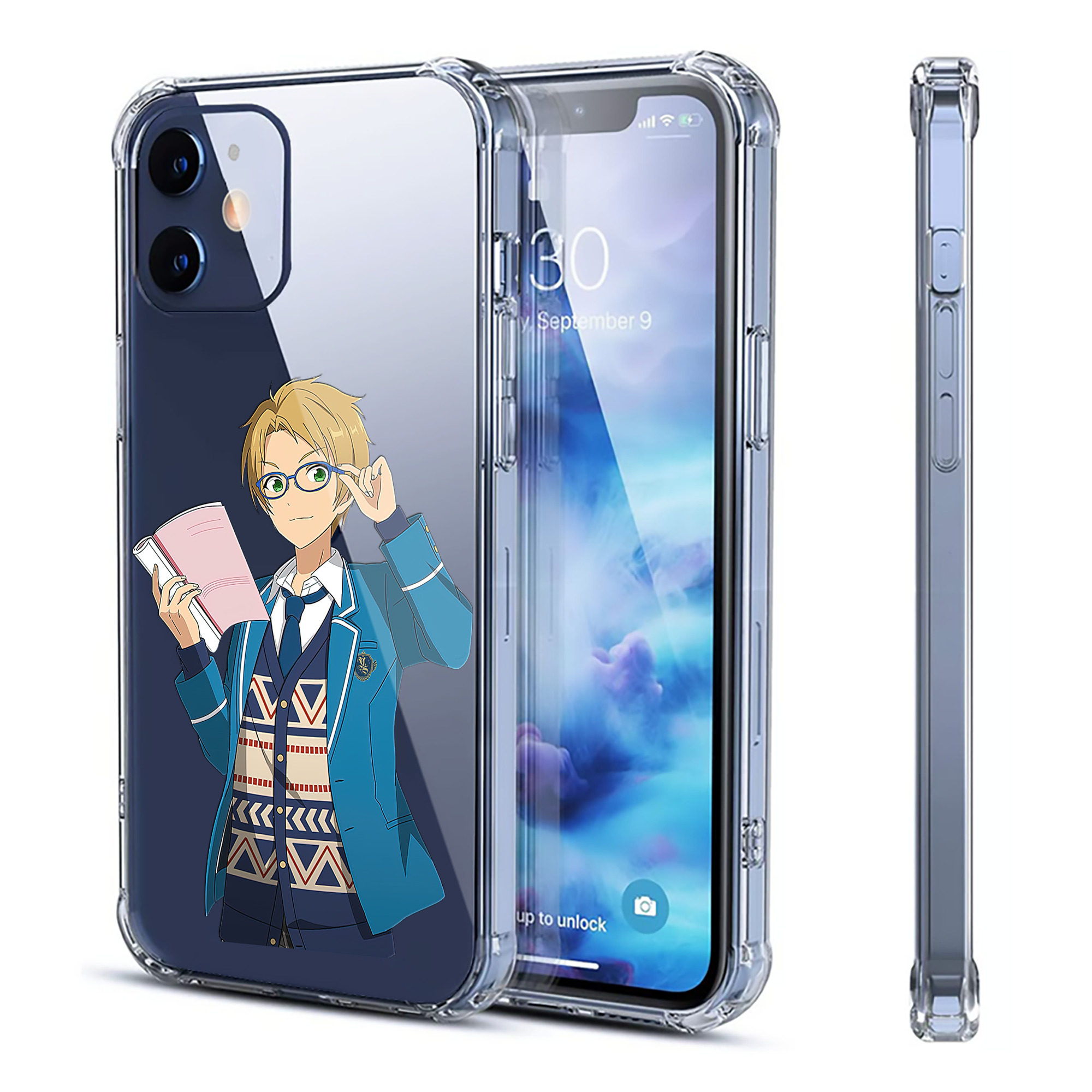 （画像用） あんさんぶるスターズ! Ensemble Stars 【iPhone 12シリーズ対応】透明スマホケース（クリアソフトケース）